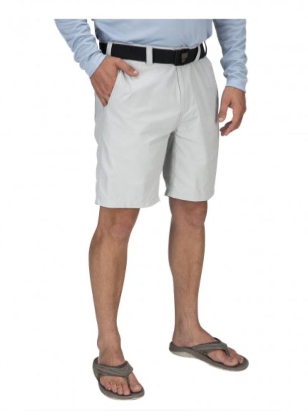 Simms | Superlight Shorts | Light Grey | Waist 34” Inseam 8-1/2”